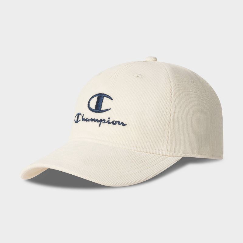 slide 4 of 4, Champion Adult Hobby Corduroy Baseball Hat - Cream, 1 ct