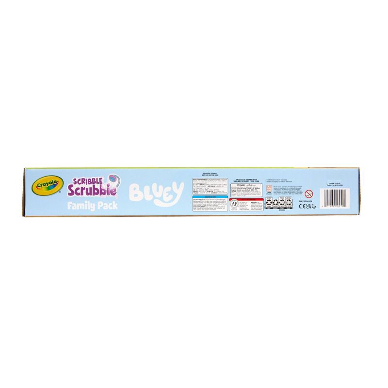 slide 6 of 6, Crayola Scribble Scrubbie 80pc Bluey Family Pack Gift, 80 ct