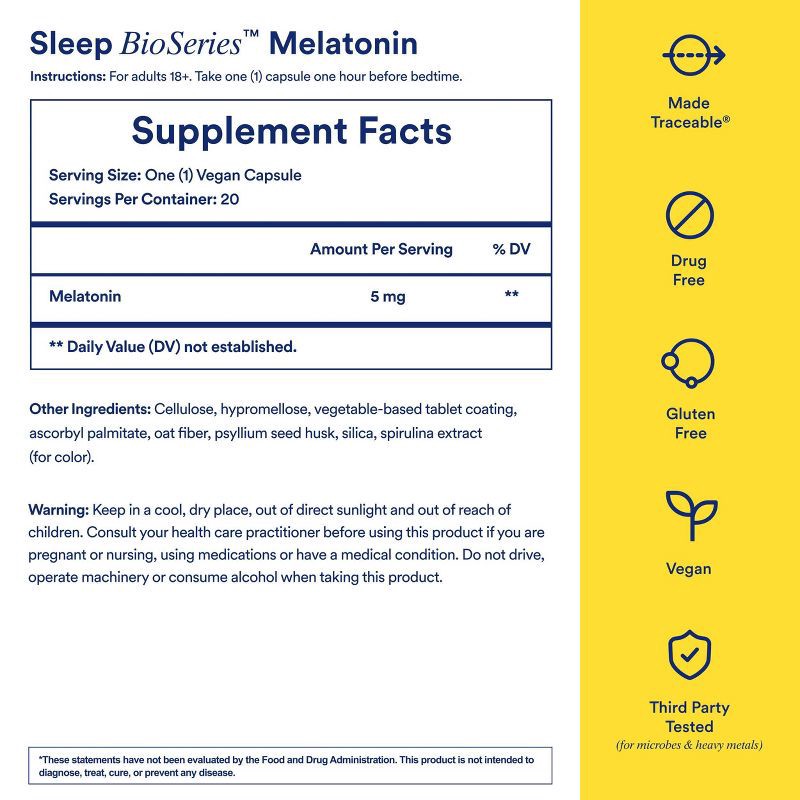 slide 6 of 7, Ritual Sleep Dietary Supplements Vegan Capsule - 20ct, 20 ct