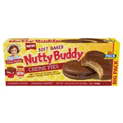 Little Debbie Nutty Buddy Creme Pies - 16.91oz/6ct