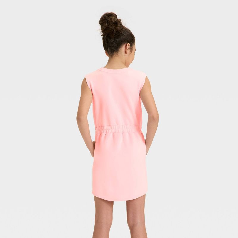 slide 2 of 3, Girls' Airy Sleek Dress - All In Motion™ Light Pink XL, 1 ct
