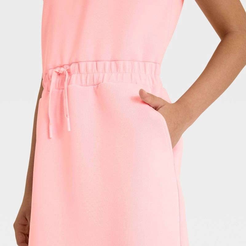 slide 3 of 3, Girls' Airy Sleek Dress - All In Motion™ Light Pink XL, 1 ct