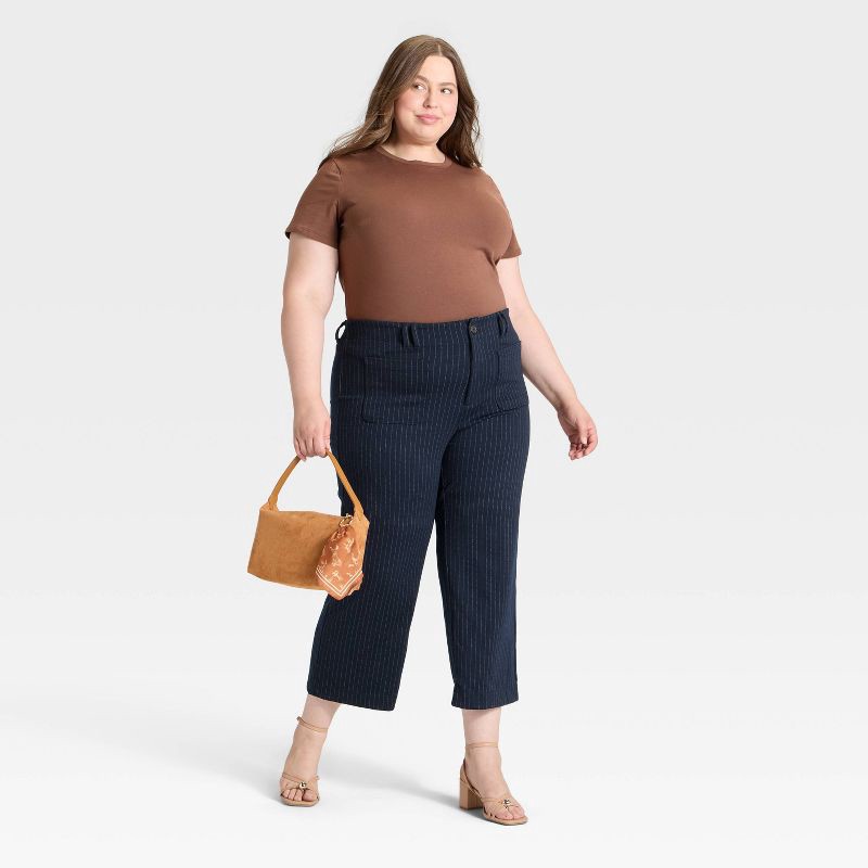 slide 3 of 3, Women's Short Sleeve T-Shirt - A New Day™ Brown XXL, 1 ct
