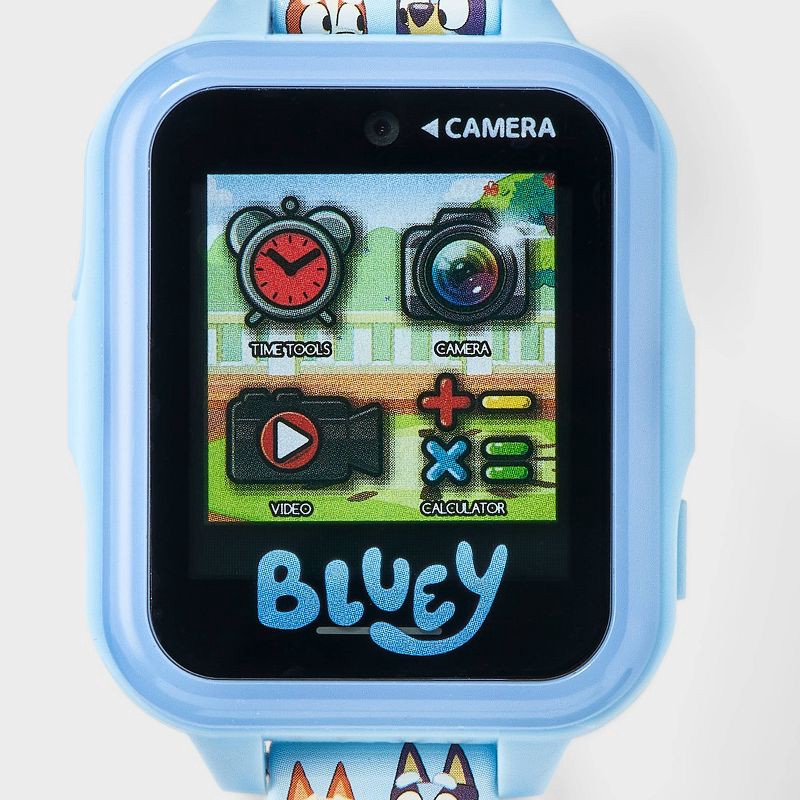 slide 3 of 3, Kids' Bluey Light Up Interactive Watch - Blue, 1 ct
