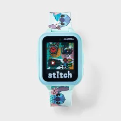Disney Girls' Stitch Light Up Interactive Watch - Blue