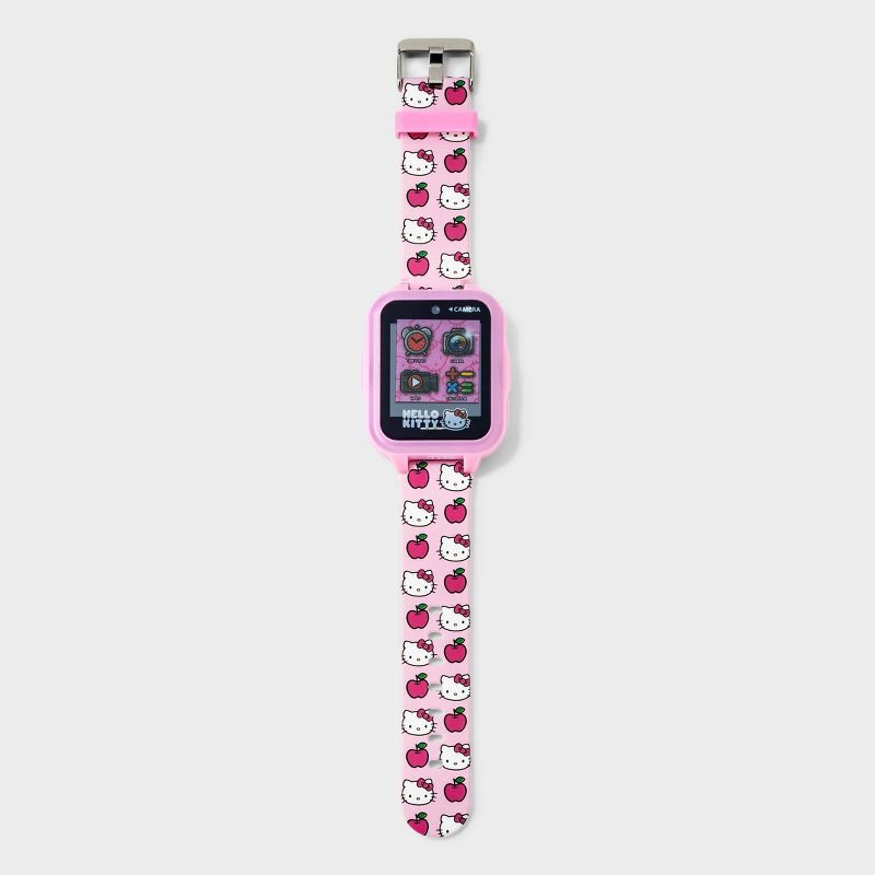 slide 2 of 3, Girls' Hello Kitty Light Up Interactive Watch - Pink, 1 ct