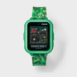 Boys' Minecraft Light Up Interactive Watch - Green