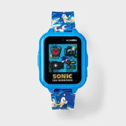 Boys' Sonic the Hedgehog Light Up Interactive Watch - Blue