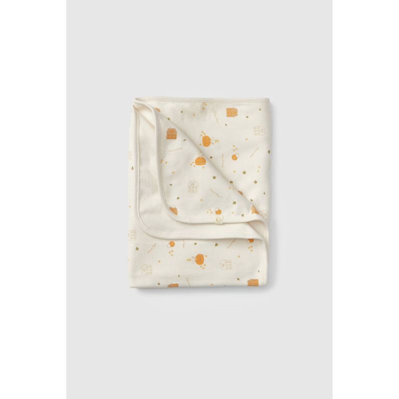 slide 1 of 3, Baby Little Snoopy Halloween Blanket - White, 1 ct