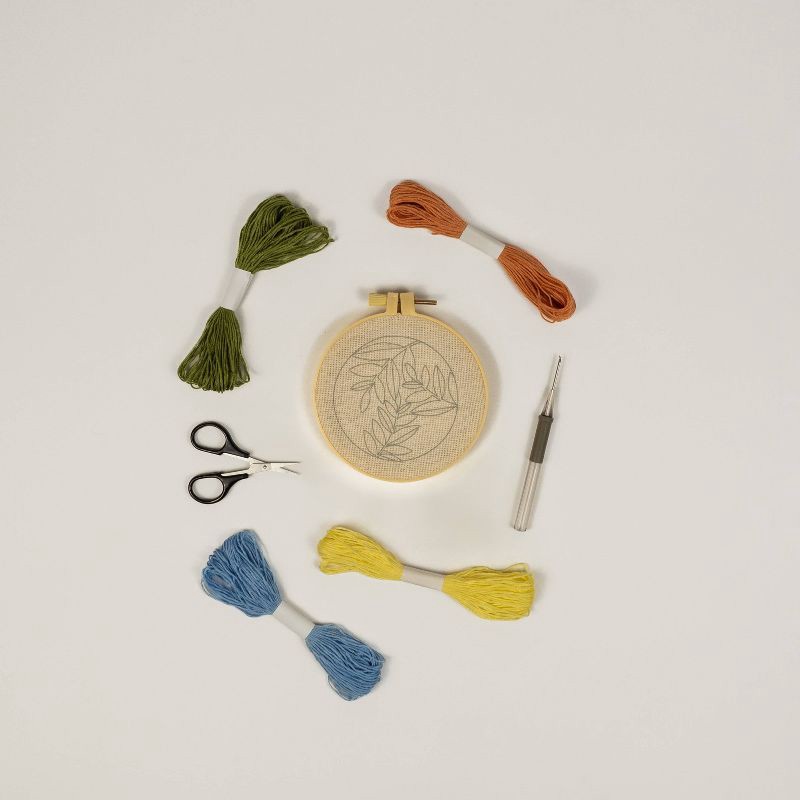 slide 5 of 5, Love x June 4ct Do-It-Yourself Punch Needle Coasters Set, 4 ct