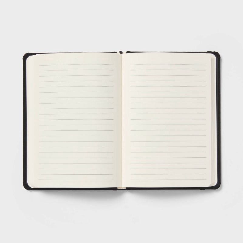 slide 3 of 4, 5"x7" Case Bound Journal Black - Spritz™, 1 ct