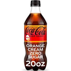 Coca-Cola Zero Sugar Orange Cream Soda - 20 fl oz Bottle