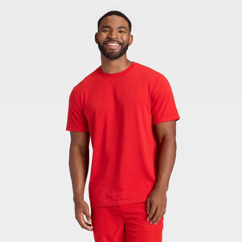 COMFY 6.6 2024 Tシャツ ネイビー Men's Comfort Wear T-Shirt - Goodfellow & Co™ Red XXL | Shipt