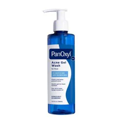 PanOxyl Acne Gel Wash for Face with 2% Salicylic Acid - 6.5 fl oz: Paraben-Free, Hypoallergenic, Sulfate-Free