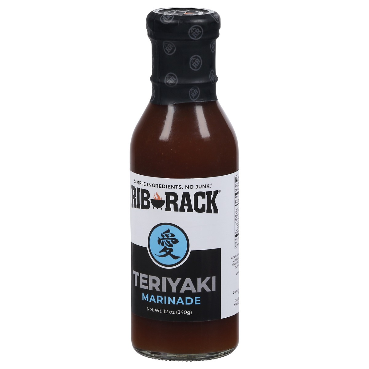 slide 11 of 11, Rib Rack Teriyaki Rib Marinade, 12 oz
