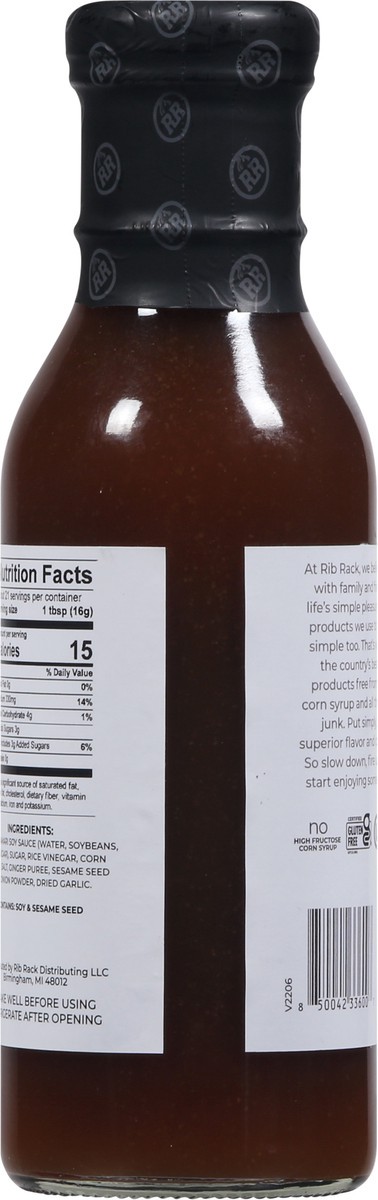 slide 5 of 11, Rib Rack Teriyaki Rib Marinade, 12 oz