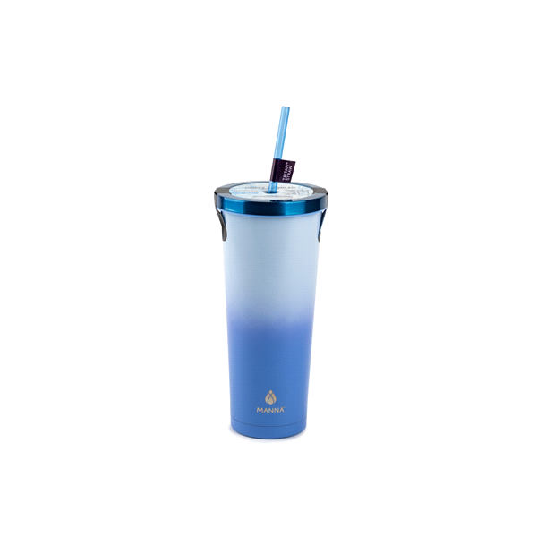 24 oz Ombre Chilly Tumbler Sky Blue Ombre