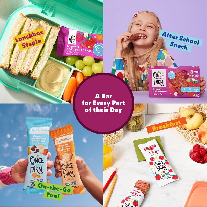 slide 7 of 10, Once Upon a Farm Snack Bars Mixed Berry - 9.6oz/8ct, 8 ct; 9.6 oz