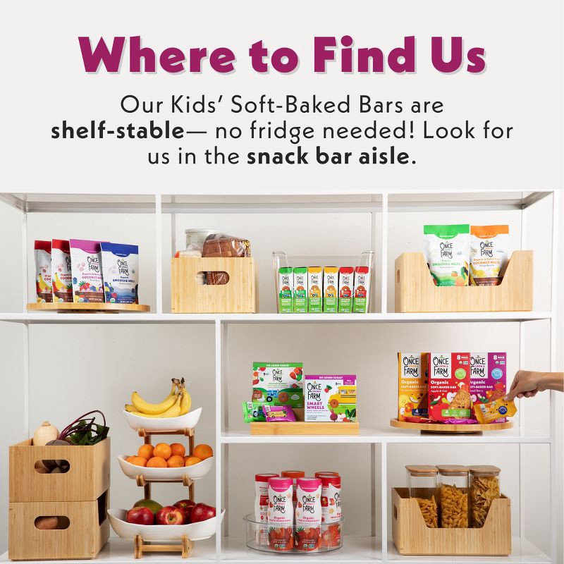 slide 8 of 10, Once Upon a Farm Snack Bars Mixed Berry - 9.6oz/8ct, 8 ct; 9.6 oz