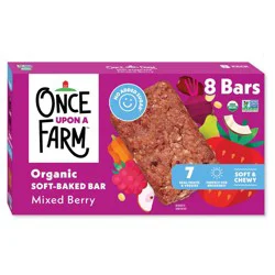 Once Upon a Farm Snack Bars Mixed Berry - 9.6oz/8ct