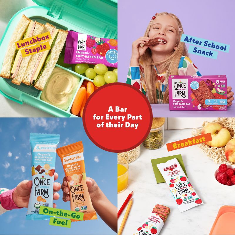 slide 8 of 10, Once Upon a Farm Apple and Oat Snack Bars - 9.6oz/8ct, 8 ct; 9.6 oz