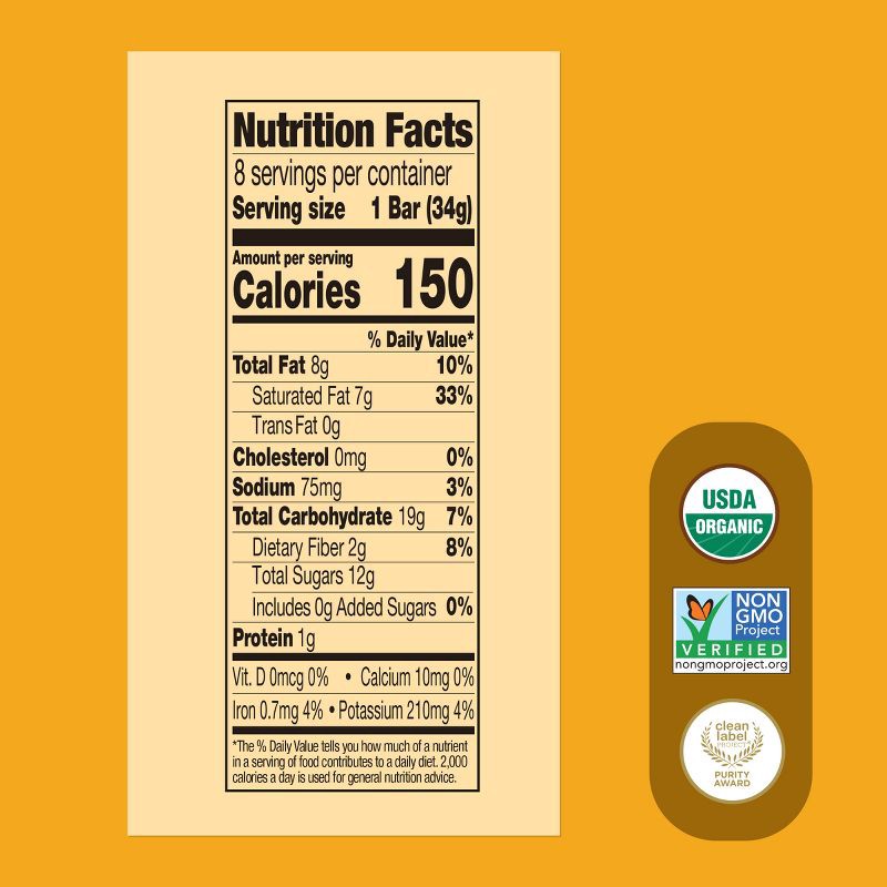 slide 4 of 10, Once Upon a Farm Snack Bars Banana Choc Chip Oat - 9.6oz/8ct, 8 ct; 9.6 oz