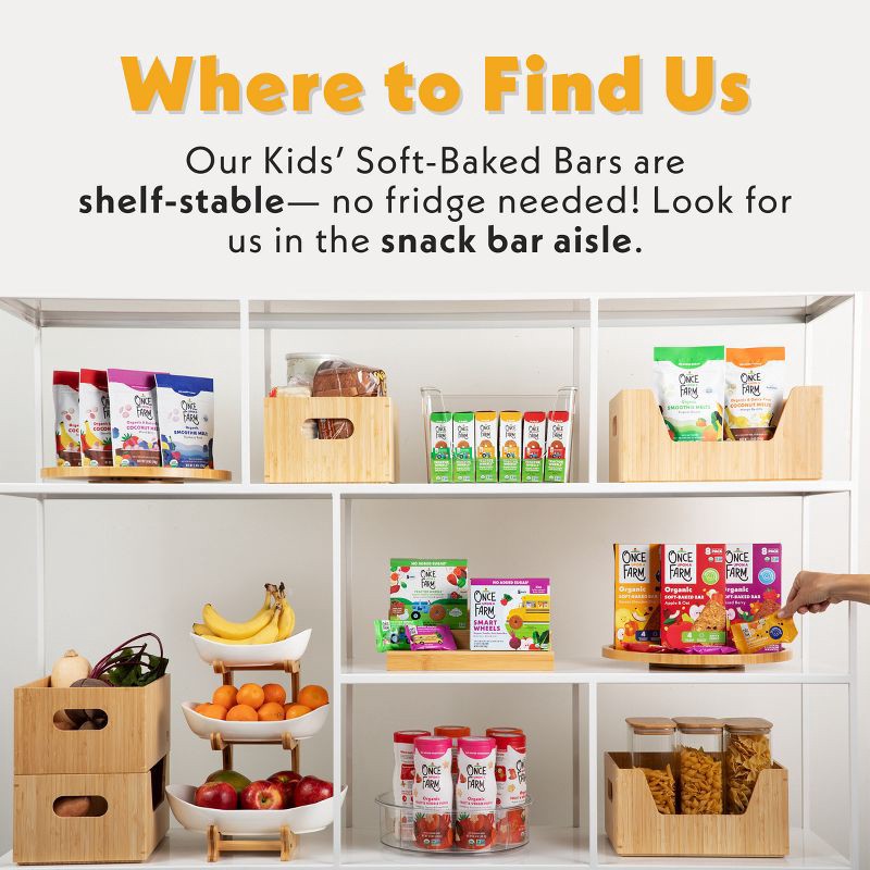 slide 7 of 10, Once Upon a Farm Snack Bars Banana Choc Chip Oat - 9.6oz/8ct, 8 ct; 9.6 oz