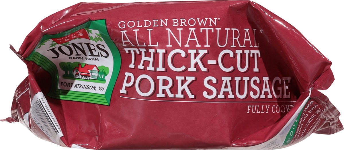 slide 2 of 13, Jones Dairy Farm Golden Brown All Natural Thick-Cut Pork Sausage 20 oz, 20 oz