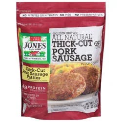 Jones Dairy Farm Golden Brown All Natural Thick-Cut Pork Sausage 20 oz