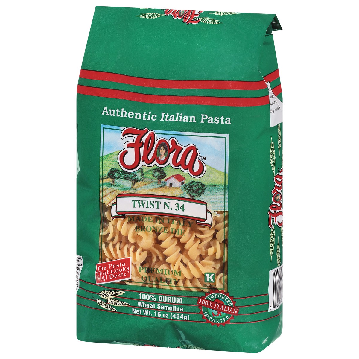 slide 8 of 9, Flora 100% Durum Wheat Semolina Pasta 16 oz, 16 oz