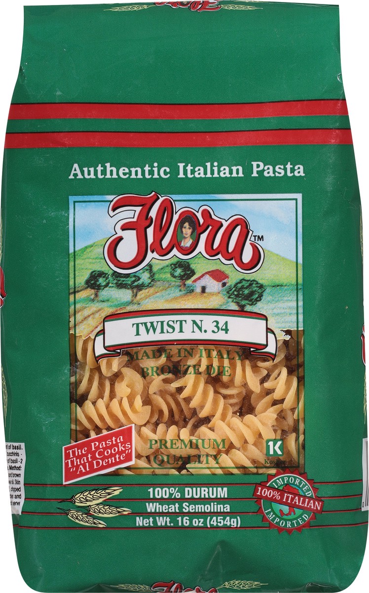 slide 3 of 9, Flora 100% Durum Wheat Semolina Pasta 16 oz, 16 oz