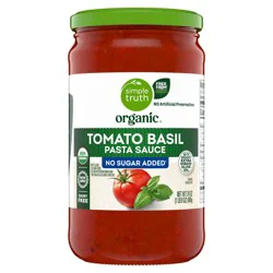 Simple Truth Organic No Sugar Added Tomato Basil Pasta Sauce