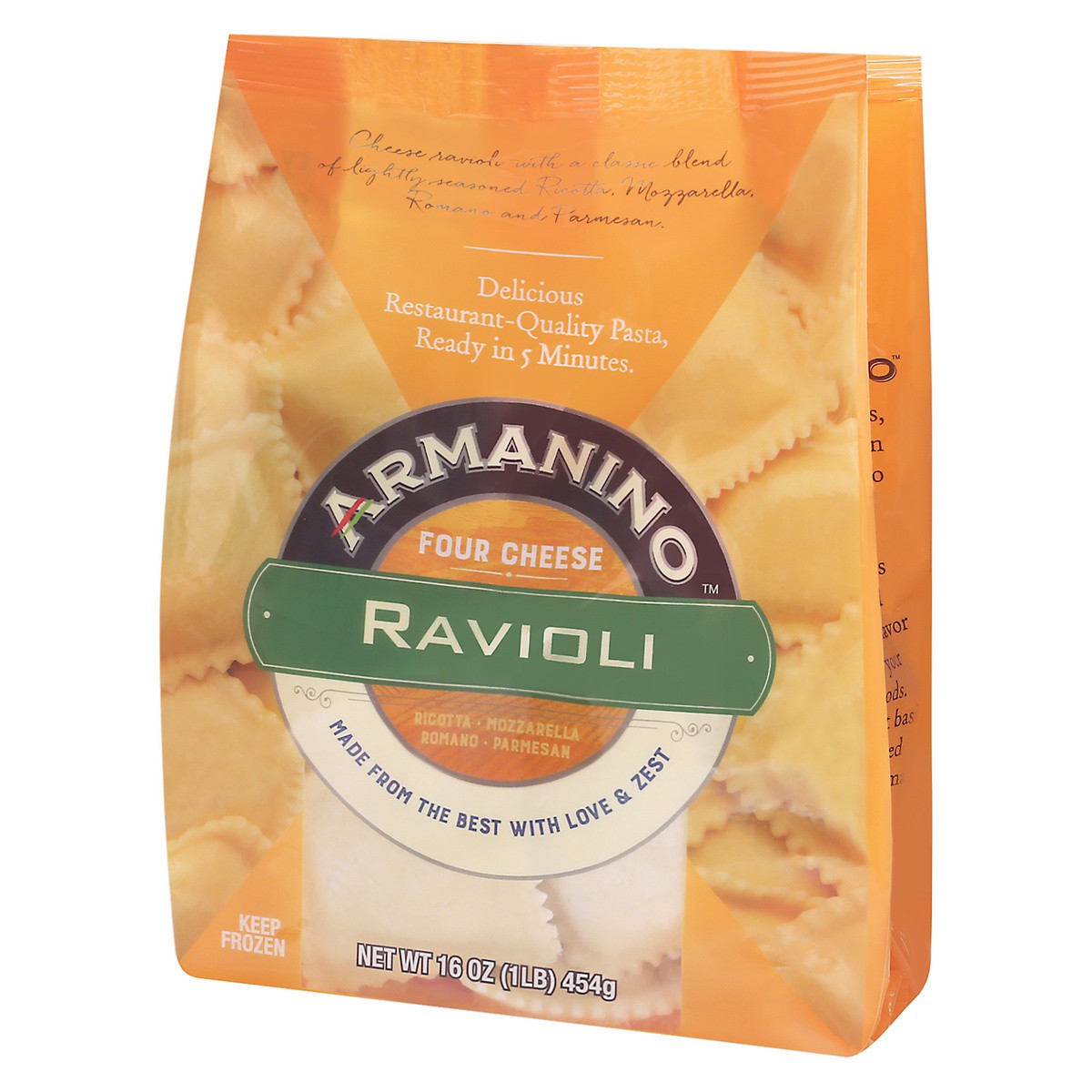 slide 3 of 9, Armanino Four Cheese Ravioli, 16 oz