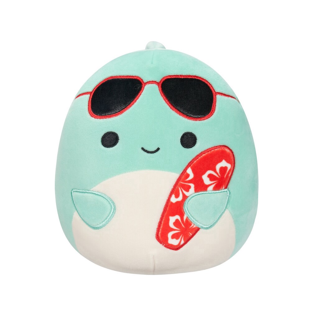 slide 1 of 1, Squishmallows Teal Dolphin W/Sunglasses and Surfboard, 1 ct