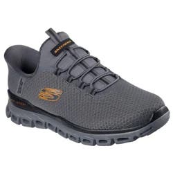 Skechers Men's Glide-Step-Noxus Slip-In Shoes, Charcoal, Size 8.5
