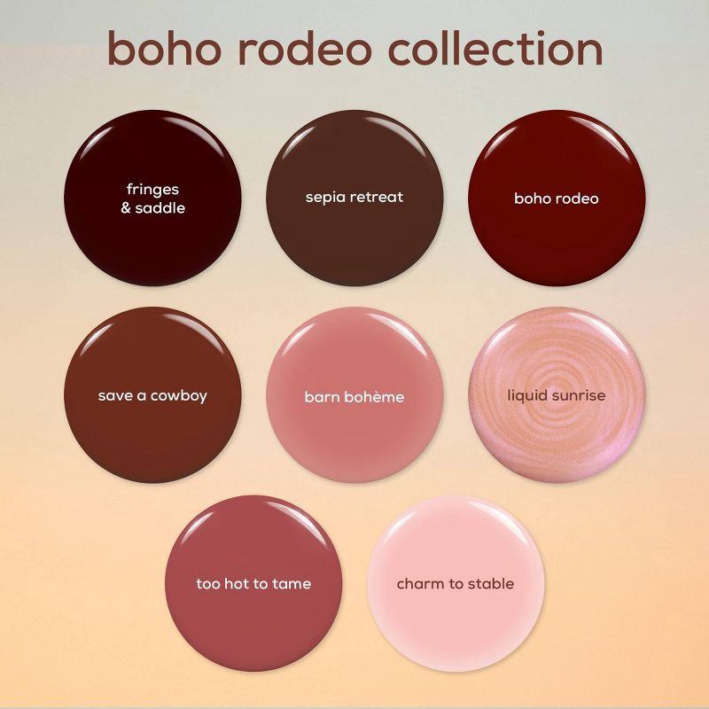 slide 5 of 12, essie Boho Rodeo Collection Salon-Quality Vegan Nail Polish - Boho Rodeo - 0.46 fl oz, 0.46 fl oz