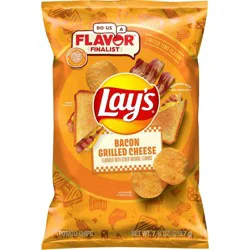 Frito-Lay Lay's Potato Chips Bacon Grilled Cheese​ - 7.75oz