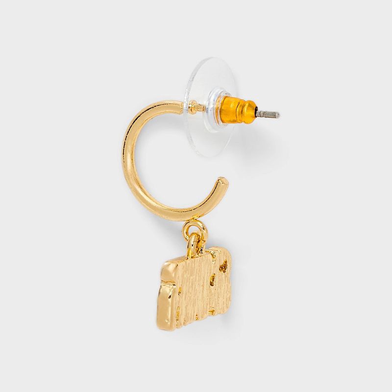 slide 3 of 3, SUGARFIX by BaubleBar Top Flyers Statement Earring Set 3pc - Gold, 3 ct