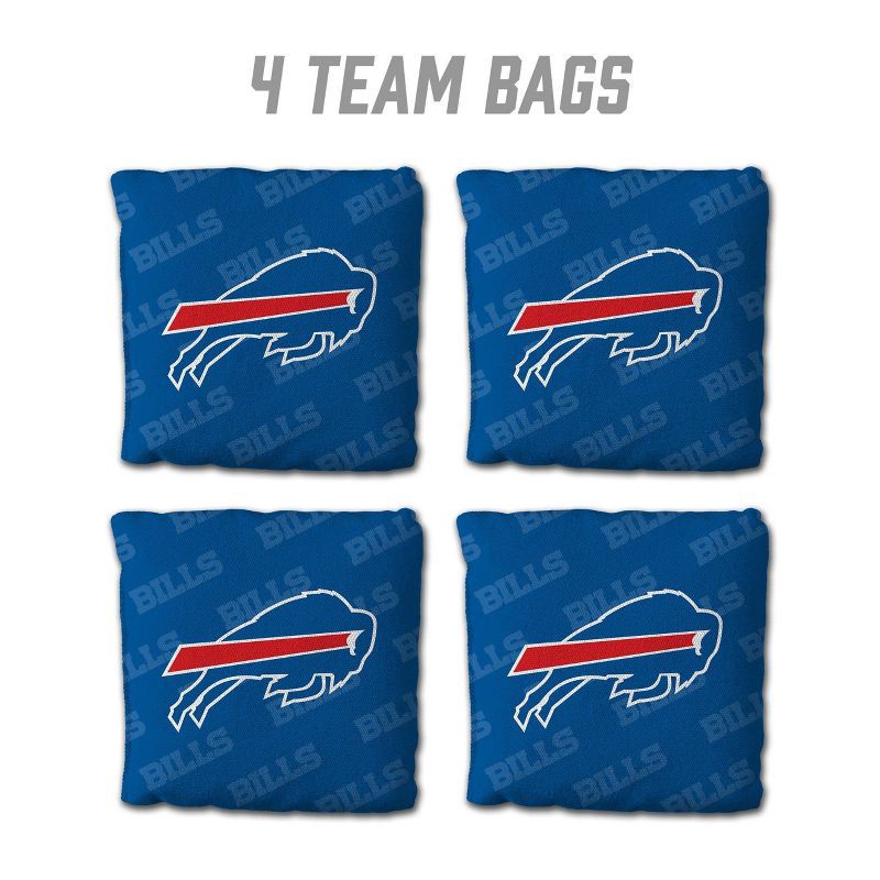 slide 2 of 6, NFL Buffalo Bills 4pk Cornhole Bags, 4 ct