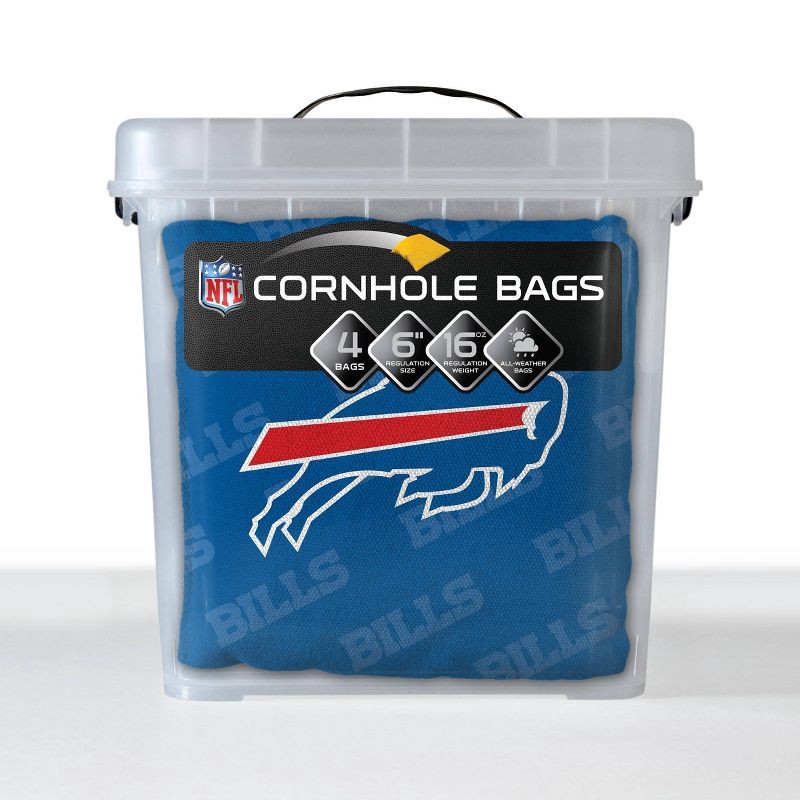 slide 6 of 6, NFL Buffalo Bills 4pk Cornhole Bags, 4 ct