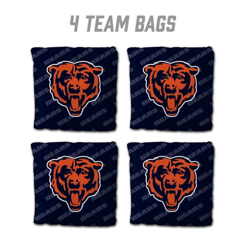 slide 2 of 6, NFL Chicago Bears 4pk Cornhole Bags, 4 ct