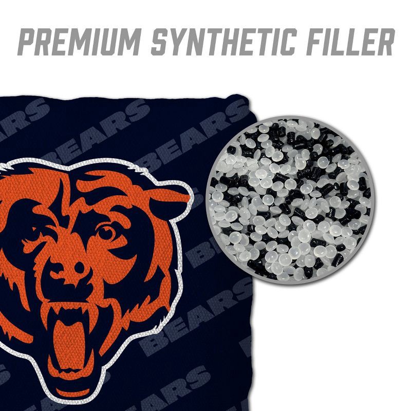 slide 4 of 6, NFL Chicago Bears 4pk Cornhole Bags, 4 ct