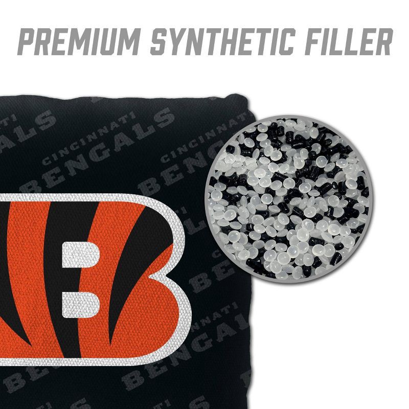 slide 4 of 6, NFL Cincinnati Bengals 4pk Cornhole Bags, 4 ct