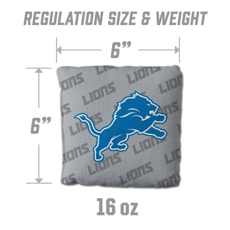 slide 3 of 6, NFL Detroit Lions 4pk Cornhole Bags, 4 ct