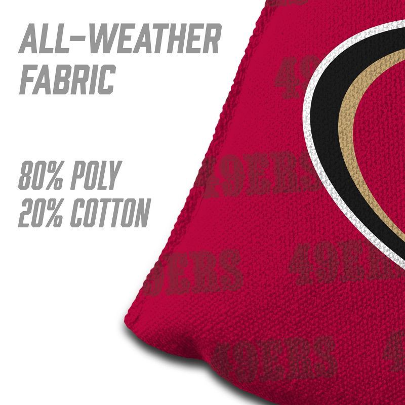 slide 5 of 6, NFL San Francisco 49ers 4pk Cornhole Bags, 4 ct