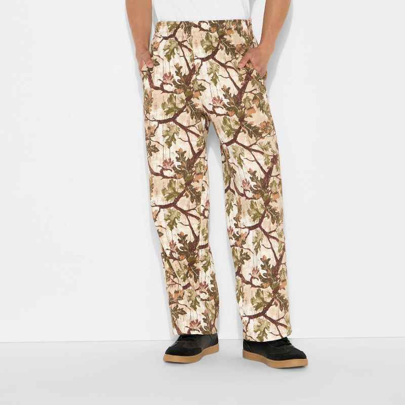 slide 2 of 3, Men's Knit Sweatpants - Original Use™ Camo Beige XL, 1 ct