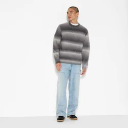 Men's Oversized Crewneck Sweater - Original Use™ Heathered Gray L