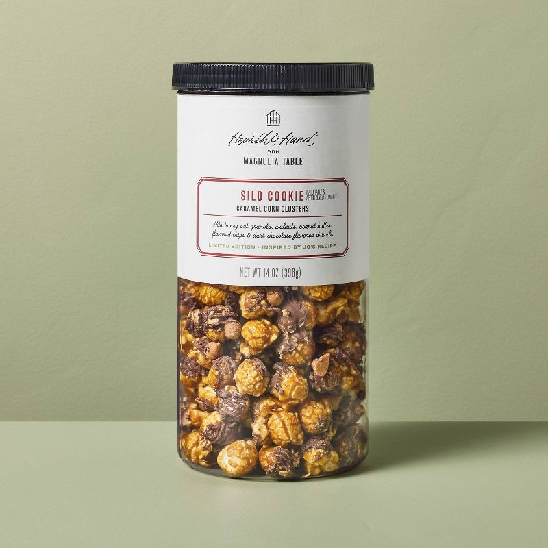 slide 1 of 3, Hearth & Hand with Magnolia Table Silo Christmas Cookie Popcorn - 14oz - Hearth & Hand™ with Magnolia Table, 14 oz