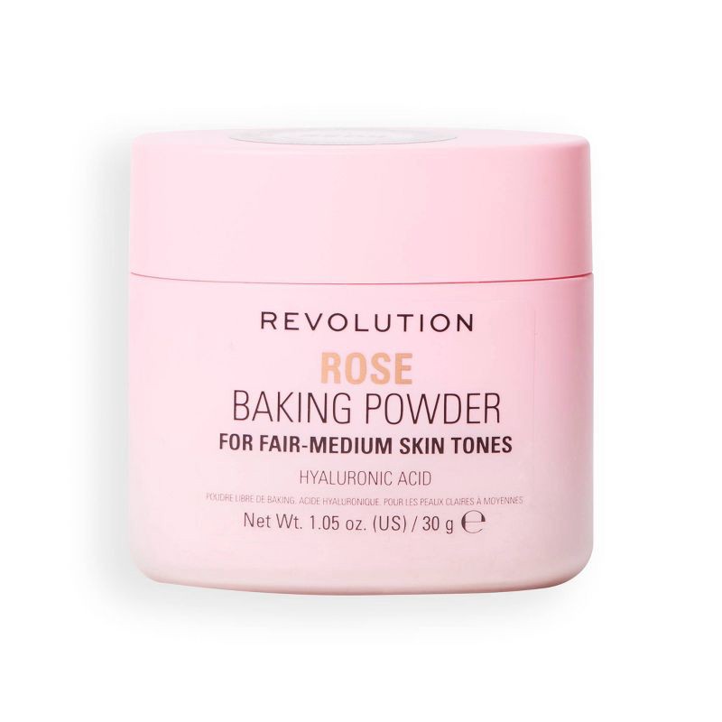 slide 1 of 5, Makeup Revolution Loose Baking Powder - Rose - 1.05oz, 1.05 oz