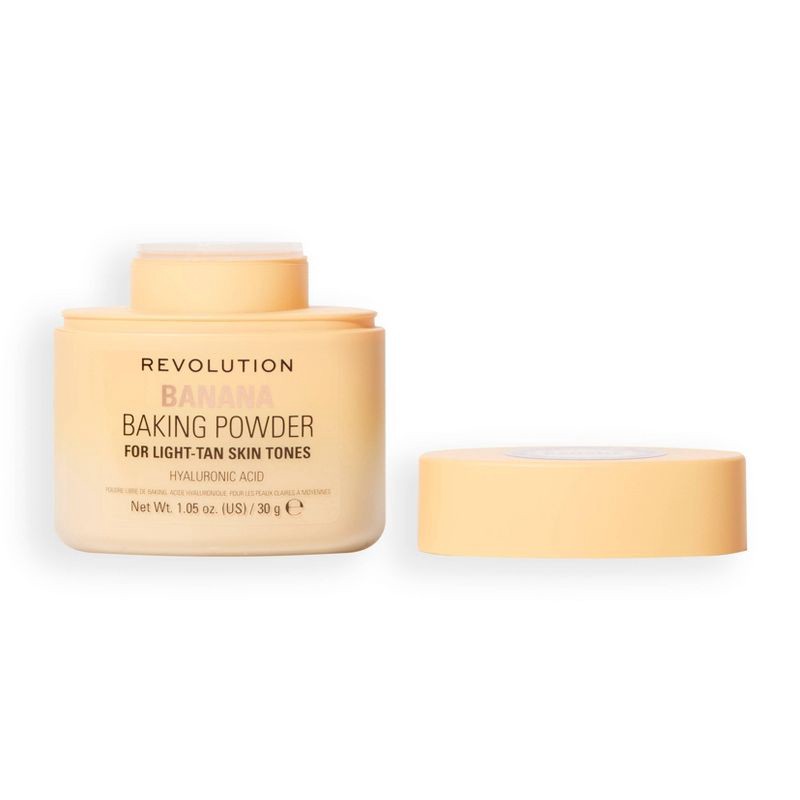 slide 2 of 6, Makeup Revolution Loose Baking Powder - Banana - 1.05oz, 1.05 oz